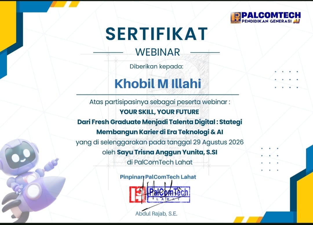 Sertifikat Web Development